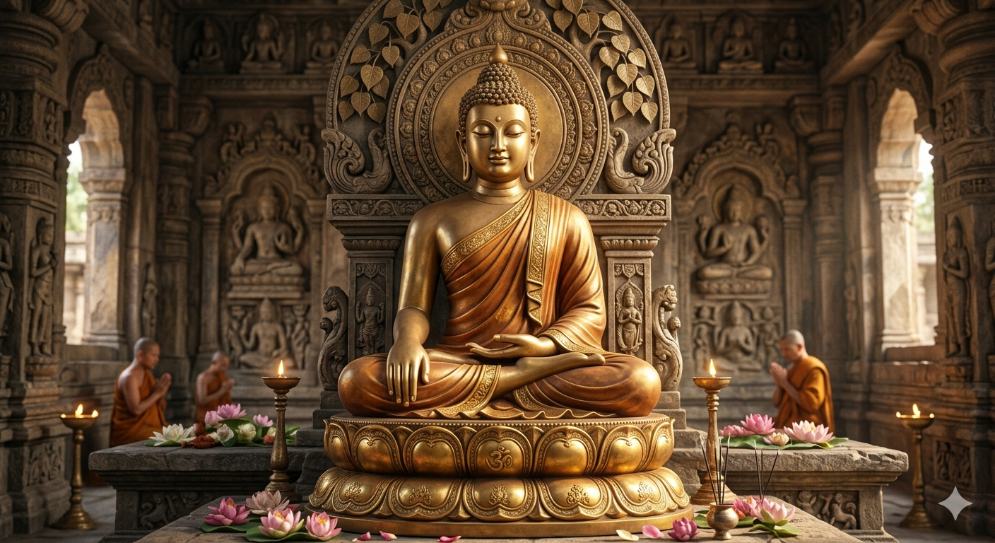 Estatua de Buda em Meditação