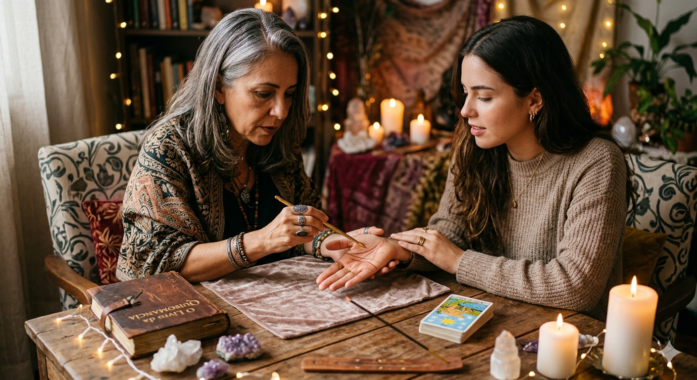 Mãos e Constelações Místicas